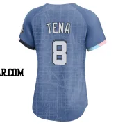 Jose Tena Women's Washington Nationals Blue Limited 2025 City Connect Jersey