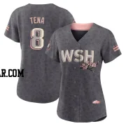 Jose Tena Women's Washington Nationals Gray Replica 2022 City Connect Jersey