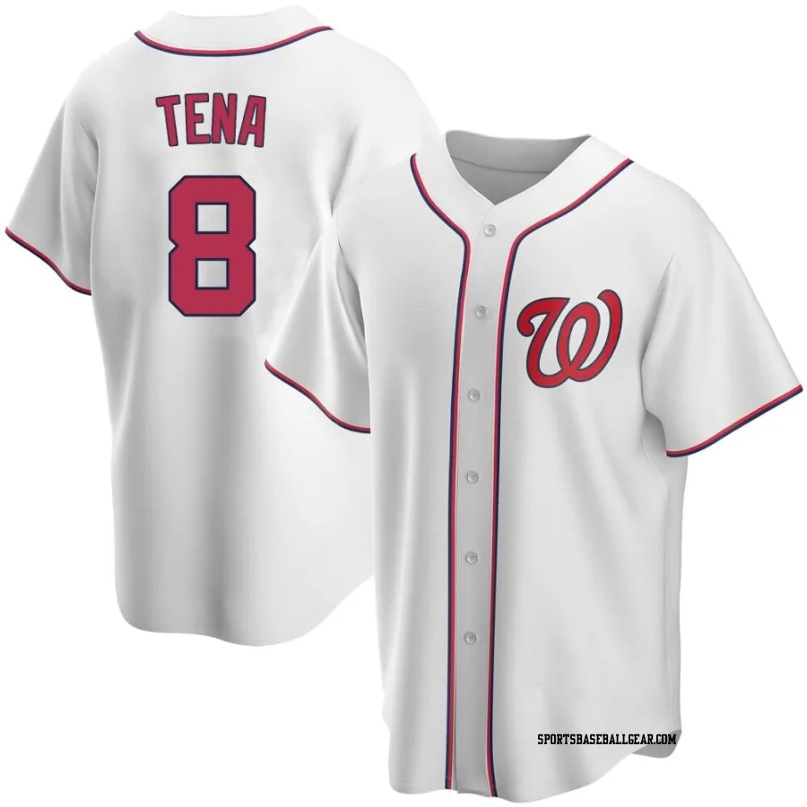 Jose Tena Youth Washington Nationals White Replica Home Jersey