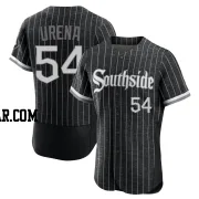 Jose Urena Men's Chicago White Sox Black Authentic 2021 City Connect Jersey
