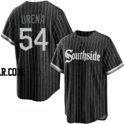 Jose Urena Men's Chicago White Sox Black Replica 2021 City Connect Jersey