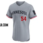 Jose Urena Men's Minnesota Twins Gray Elite Road Jersey