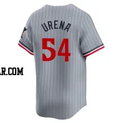 Jose Urena Men's Minnesota Twins Gray Limited Road Jersey