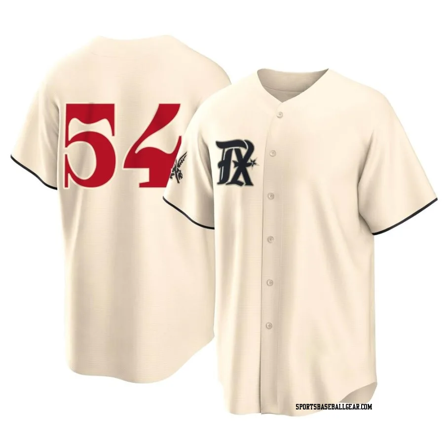 Jose Urena Men's Texas Rangers Cream Replica 2023 City Connect Jersey