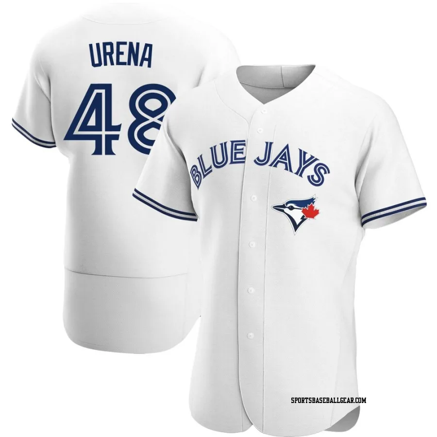 Jose Urena Men's Toronto Blue Jays White Authentic Home Jersey