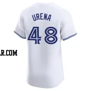 Jose Urena Men's Toronto Blue Jays White Elite Home Jersey