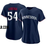 Jose Urena Women's Minnesota Twins Navy Authentic Alternate Jersey