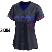 Jose Urena Women's Toronto Blue Jays Black Limited 2024 City Connect Jersey