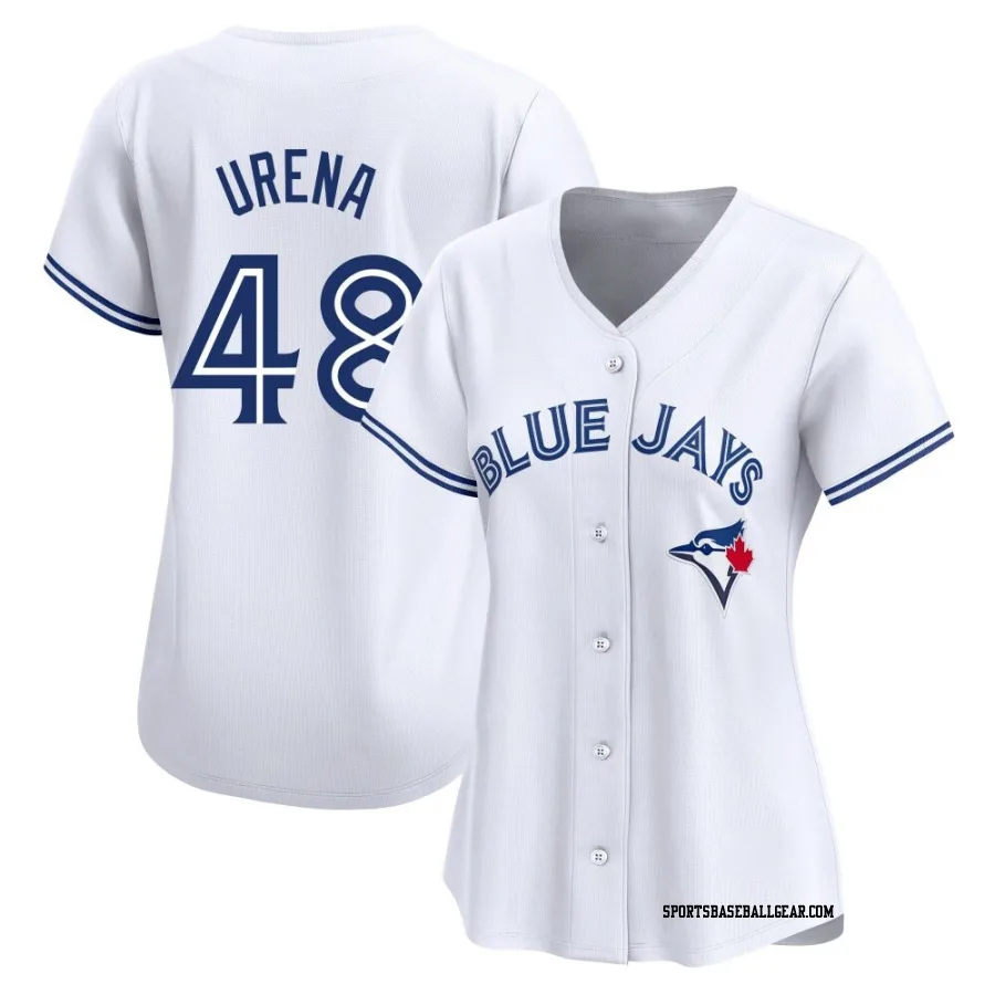 Jose Urena Women's Toronto Blue Jays White Limited Home Jersey
