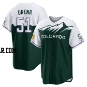 Jose Urena Youth Colorado Rockies Green Replica 2022 City Connect Jersey
