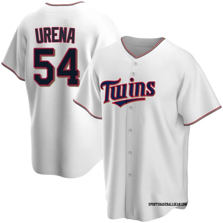 Jose Urena Youth Minnesota Twins White Replica Home Jersey