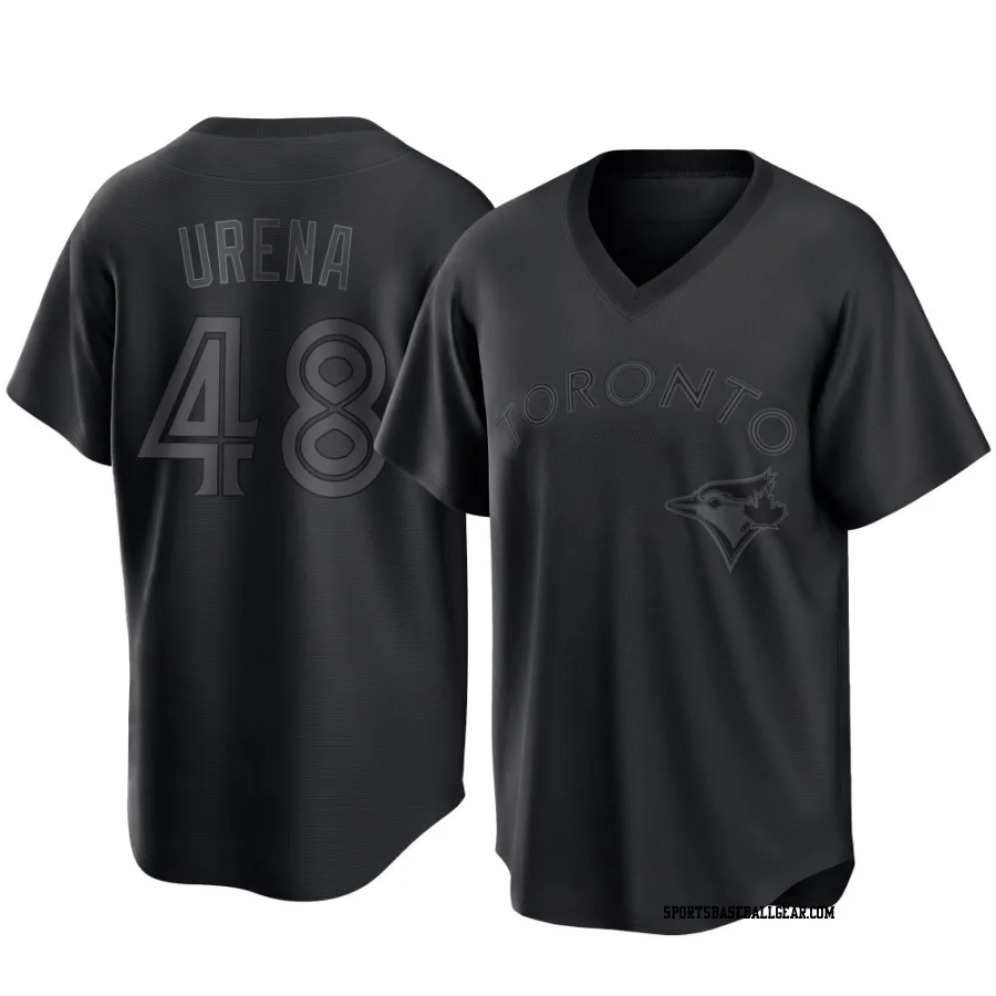 Jose Urena Youth Toronto Blue Jays Black Replica Pitch Fashion Jersey