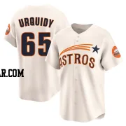 Jose Urquidy Men's Houston Astros Cream Limited Throwback Cooperstown Collection Jersey