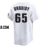 Jose Urquidy Men's Houston Astros White Limited Throwback Cooperstown Collection Jersey