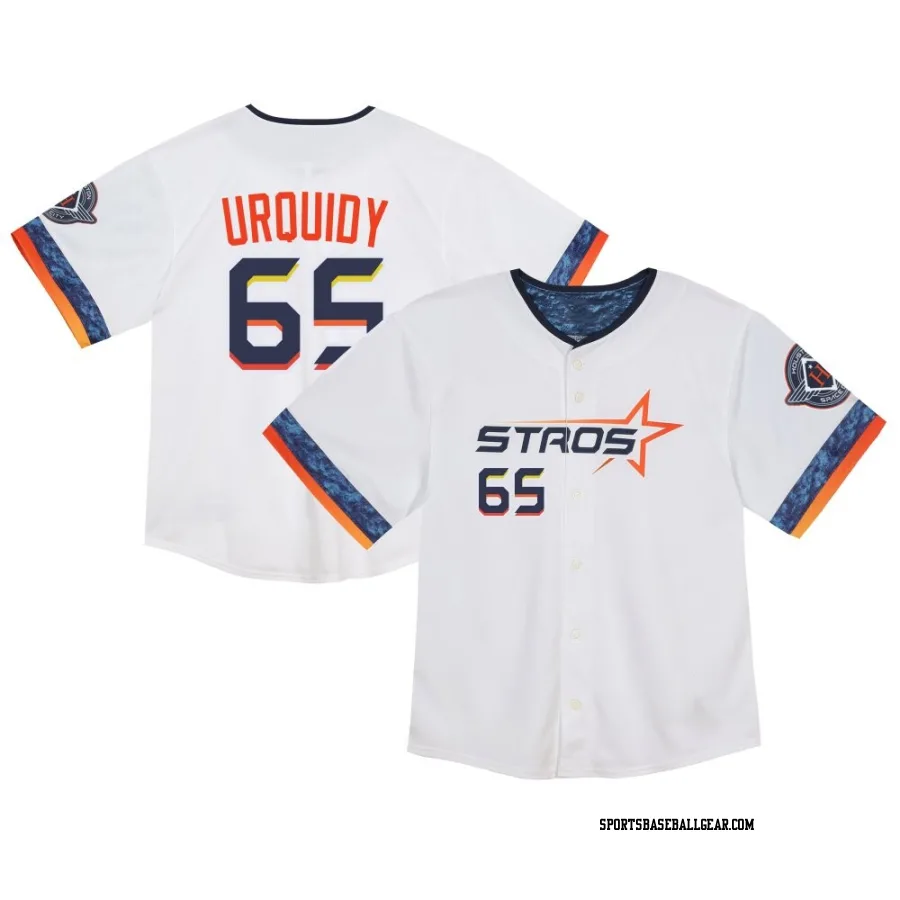 Jose Urquidy Toddler Houston Astros White Limited 2025 City Connect Jersey
