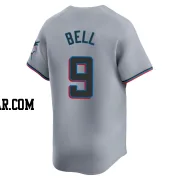 Josh Bell Men's Miami Marlins Gray Limited Road Jersey