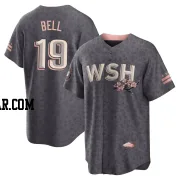 Josh Bell Men's Washington Nationals Gray Replica 2022 City Connect Jersey