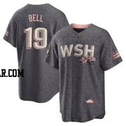 Josh Bell Youth Washington Nationals Gray Replica 2022 City Connect Jersey