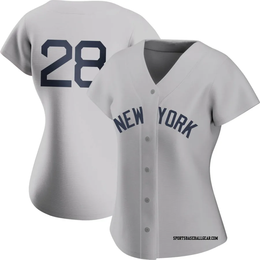 Josh Donaldson Women's New York Yankees Gray Authentic 2021 Field of Dreams Jersey