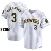Josh Donaldson Youth Milwaukee Brewers White Limited Alternate Jersey