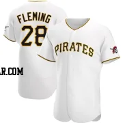 Josh Fleming Men's Pittsburgh Pirates White Authentic Home Jersey
