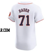 Josh Hader Men's Houston Astros White Elite Home Jersey