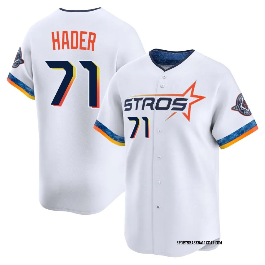 Josh Hader Men's Houston Astros White Limited 2025 City Connect Jersey