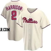 Josh Harrison Men's Philadelphia Phillies Cream Replica Alternate Jersey