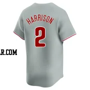 Josh Harrison Men's Philadelphia Phillies Gray Limited Away Jersey