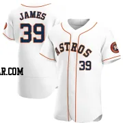 Josh James Men's Houston Astros White Authentic Home Jersey