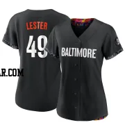 Josh Lester Women's Baltimore Orioles Black Replica 2023 City Connect Jersey