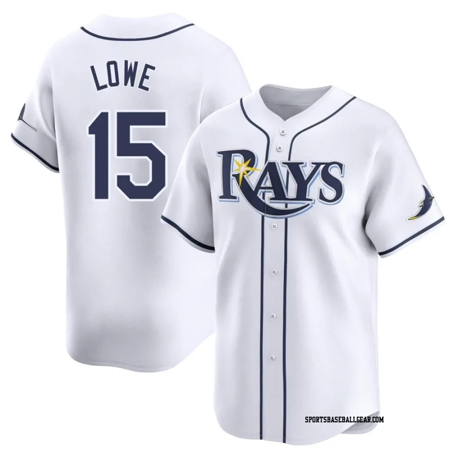 Josh Lowe Youth Tampa Bay Rays White Limited Home Jersey