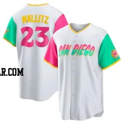 Josh Mallitz Men's San Diego Padres White Replica 2022 City Connect Jersey