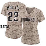 Josh Mallitz Women's San Diego Padres Camo Limited 2nd Alternate Jersey