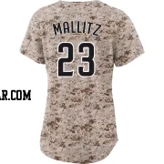 Josh Mallitz Women's San Diego Padres Camo Limited 2nd Alternate Jersey