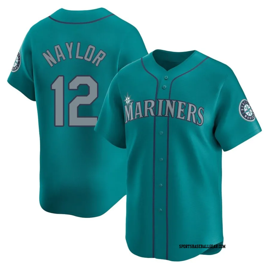 Josh Naylor Men's Seattle Mariners Aqua Limited Alternate Jersey