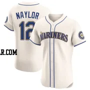 Josh Naylor Men's Seattle Mariners Cream Elite Alternate Jersey