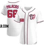Josh Palacios Men's Washington Nationals White Authentic Alternate Jersey