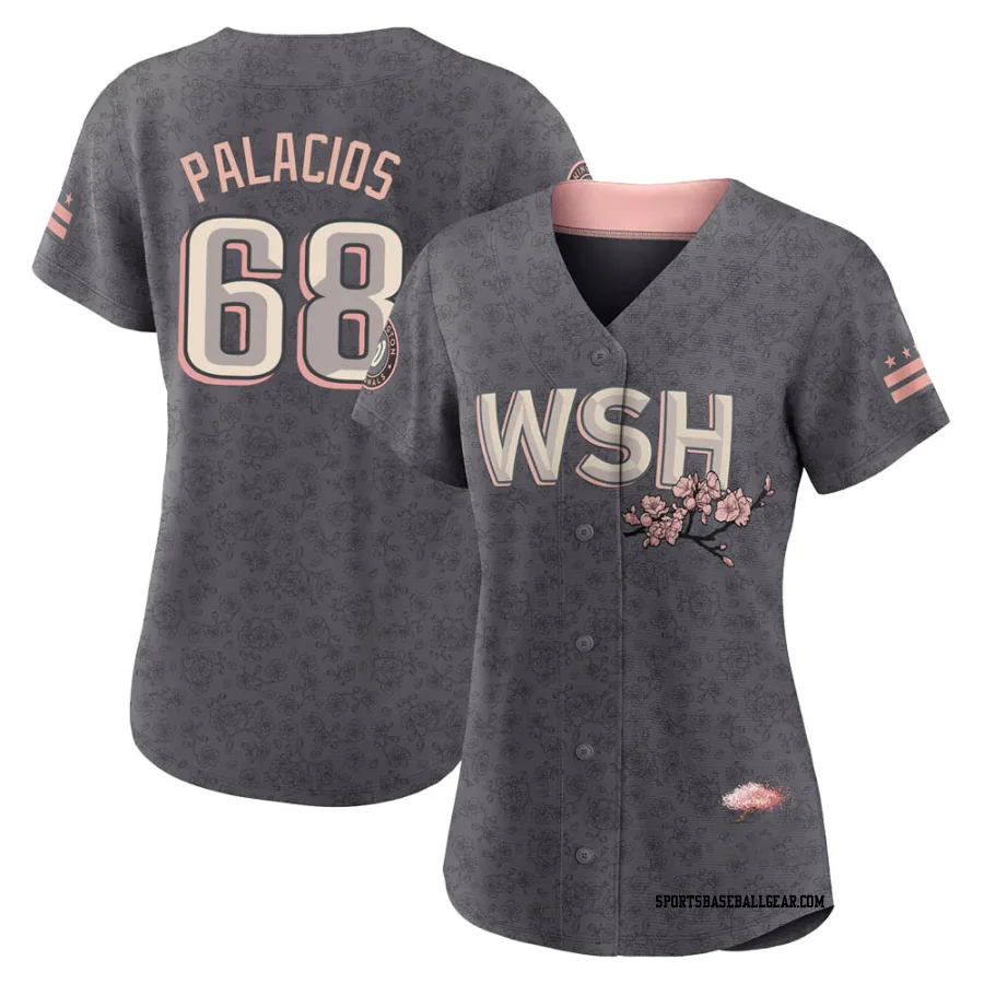Josh Palacios Women's Washington Nationals Gray Replica 2022 City Connect Jersey