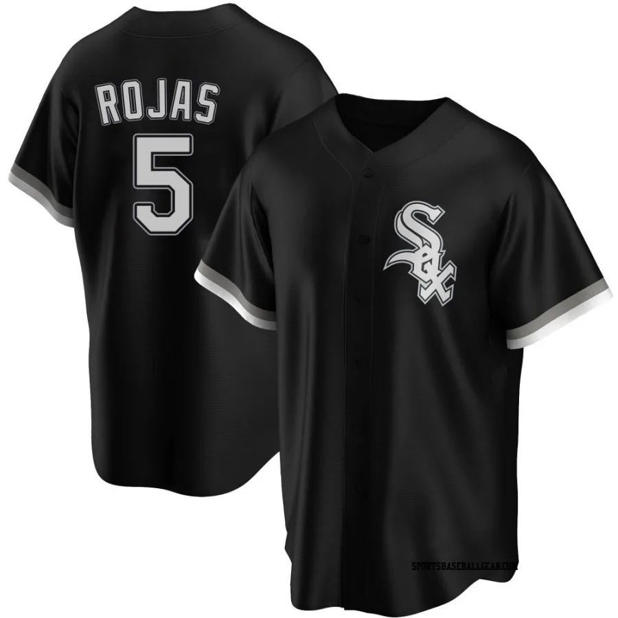 Josh Rojas Men's Chicago White Sox Black Replica Alternate Jersey