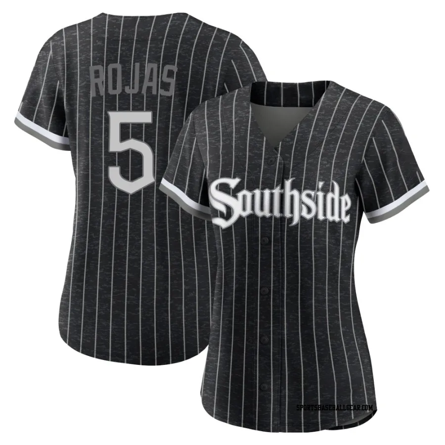 Josh Rojas Women's Chicago White Sox Black Authentic 2021 City Connect Jersey