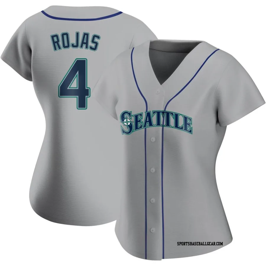 Josh Rojas Women's Seattle Mariners Gray Authentic Road Jersey