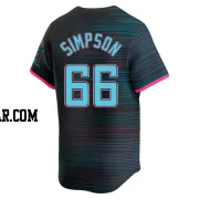 Josh Simpson Men's Miami Marlins Black Limited 2025 City Connect Jersey