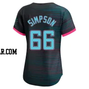 Josh Simpson Women's Miami Marlins Black Limited 2025 City Connect Jersey