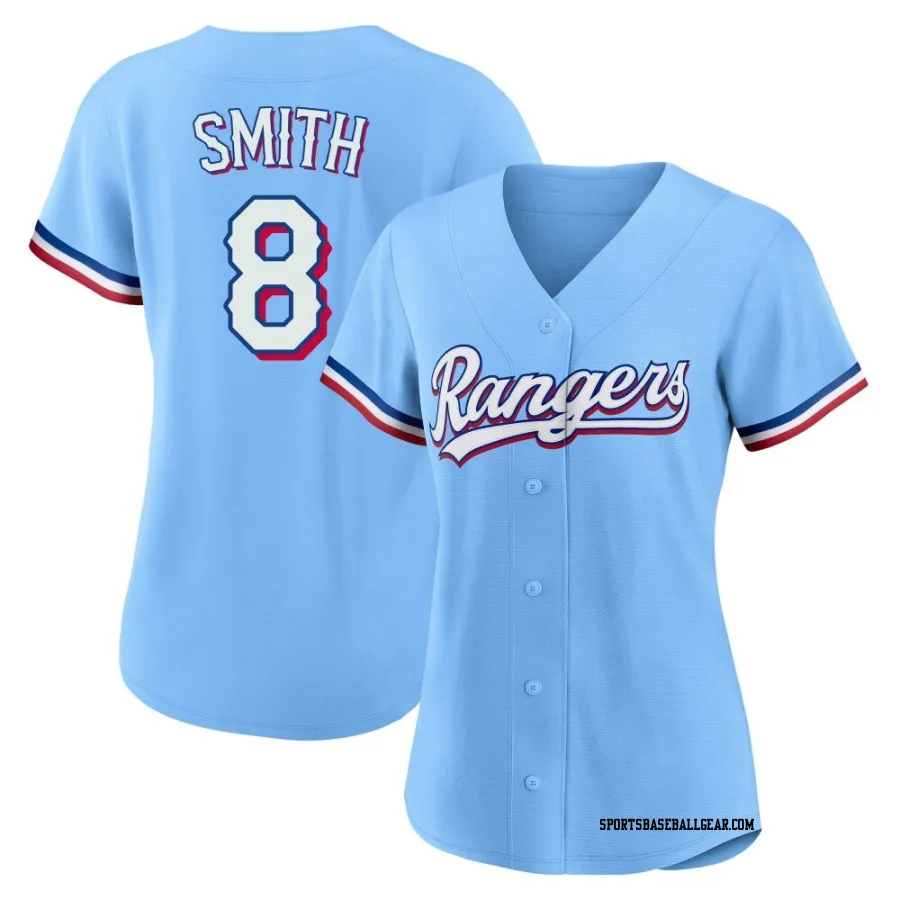 Josh Smith Women's Texas Rangers Light Blue Replica Alternate Jersey