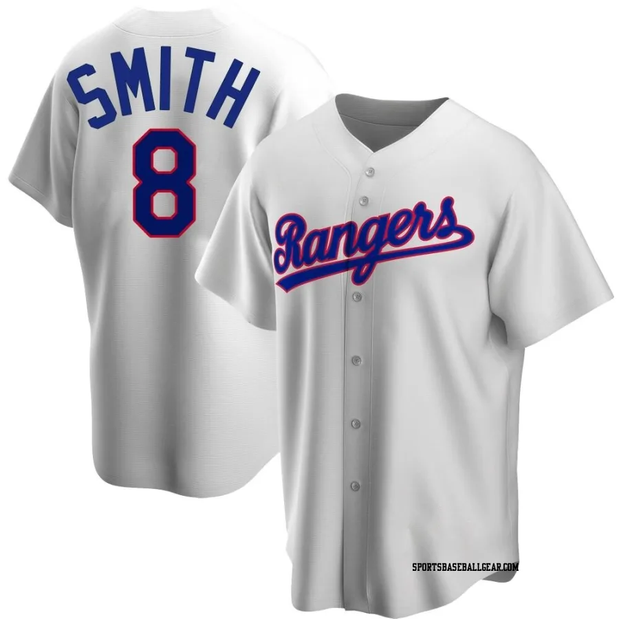 Josh Smith Youth Texas Rangers White Replica Home Cooperstown Collection Jersey