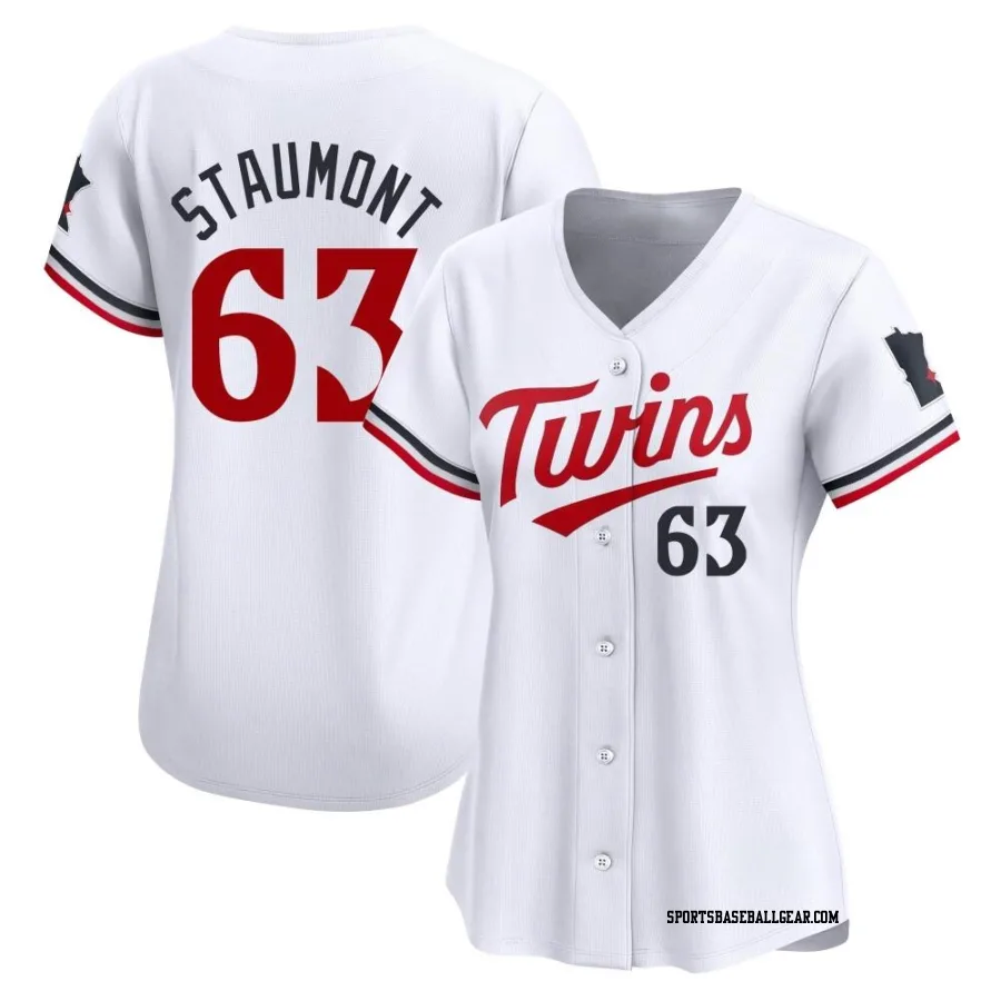 Josh Staumont Women's Minnesota Twins White Limited Home Jersey