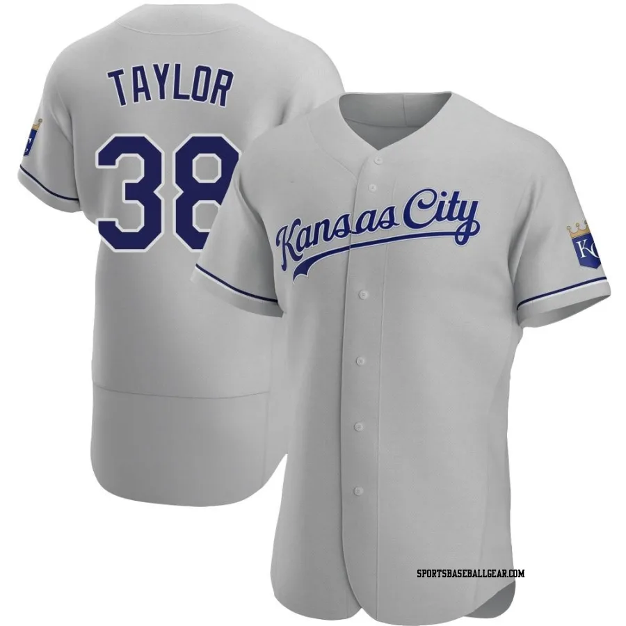 Josh Taylor Men's Kansas City Royals Gray Authentic Road Jersey