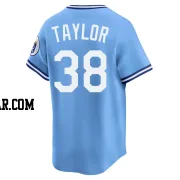 Josh Taylor Men's Kansas City Royals Light Blue Limited Throwback Cooperstown Collection Jersey