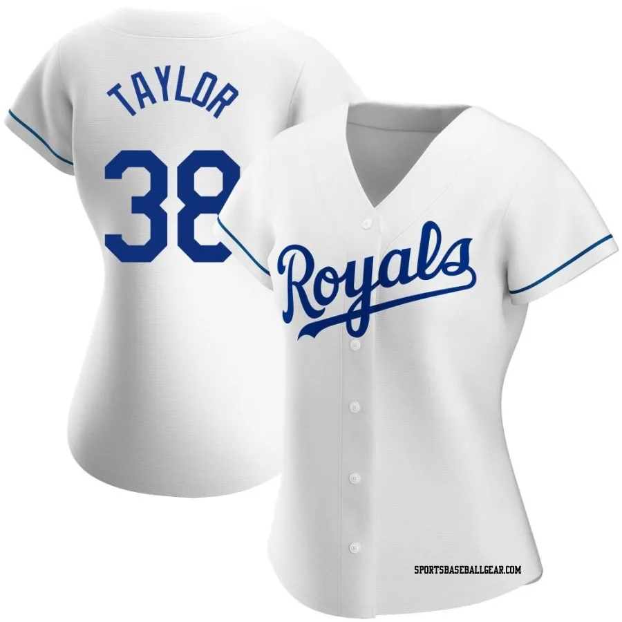 Josh Taylor Women's Kansas City Royals White Authentic Home Jersey